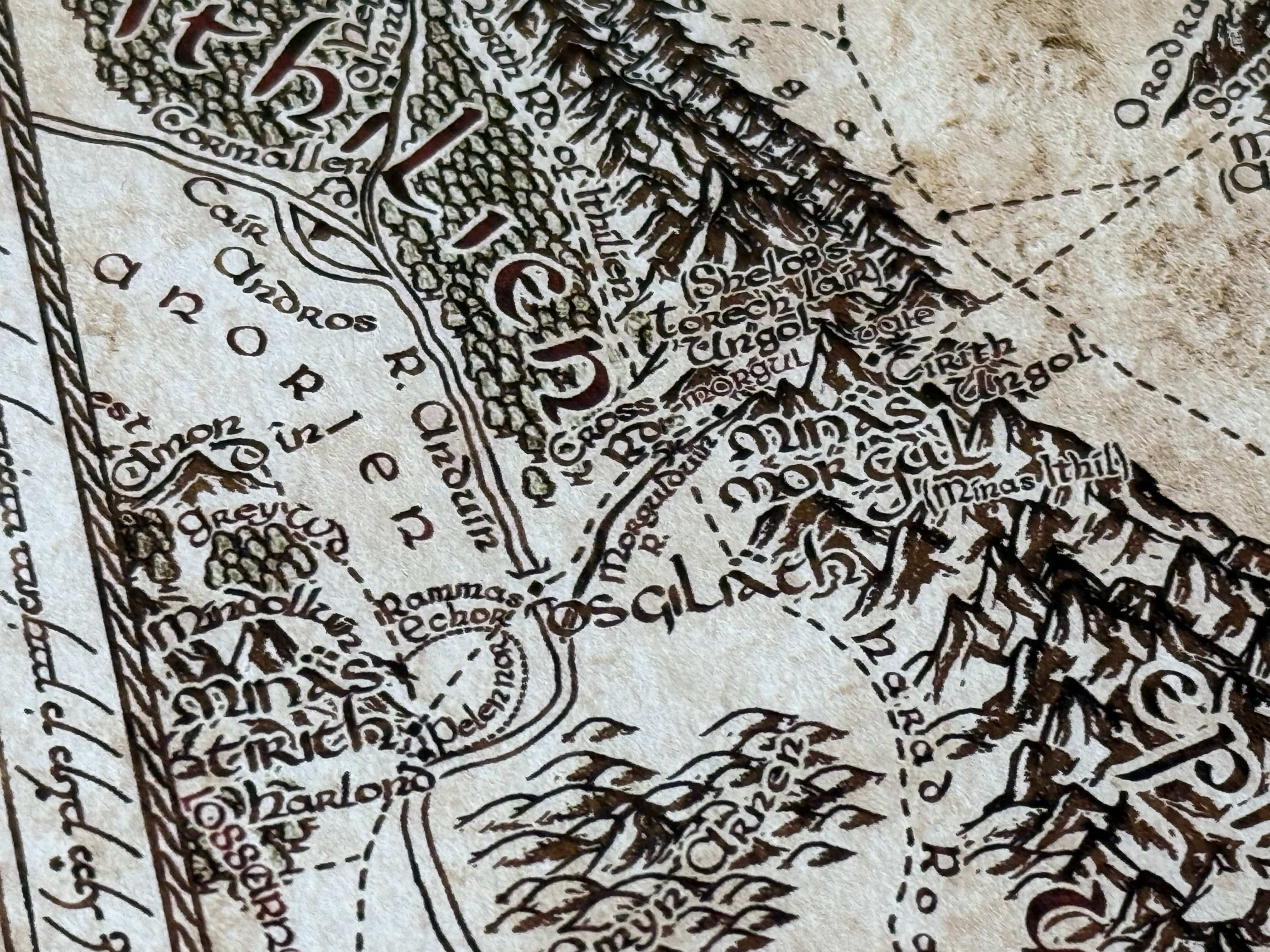 Carte artisanale du Mordor - 2025 - Image 6