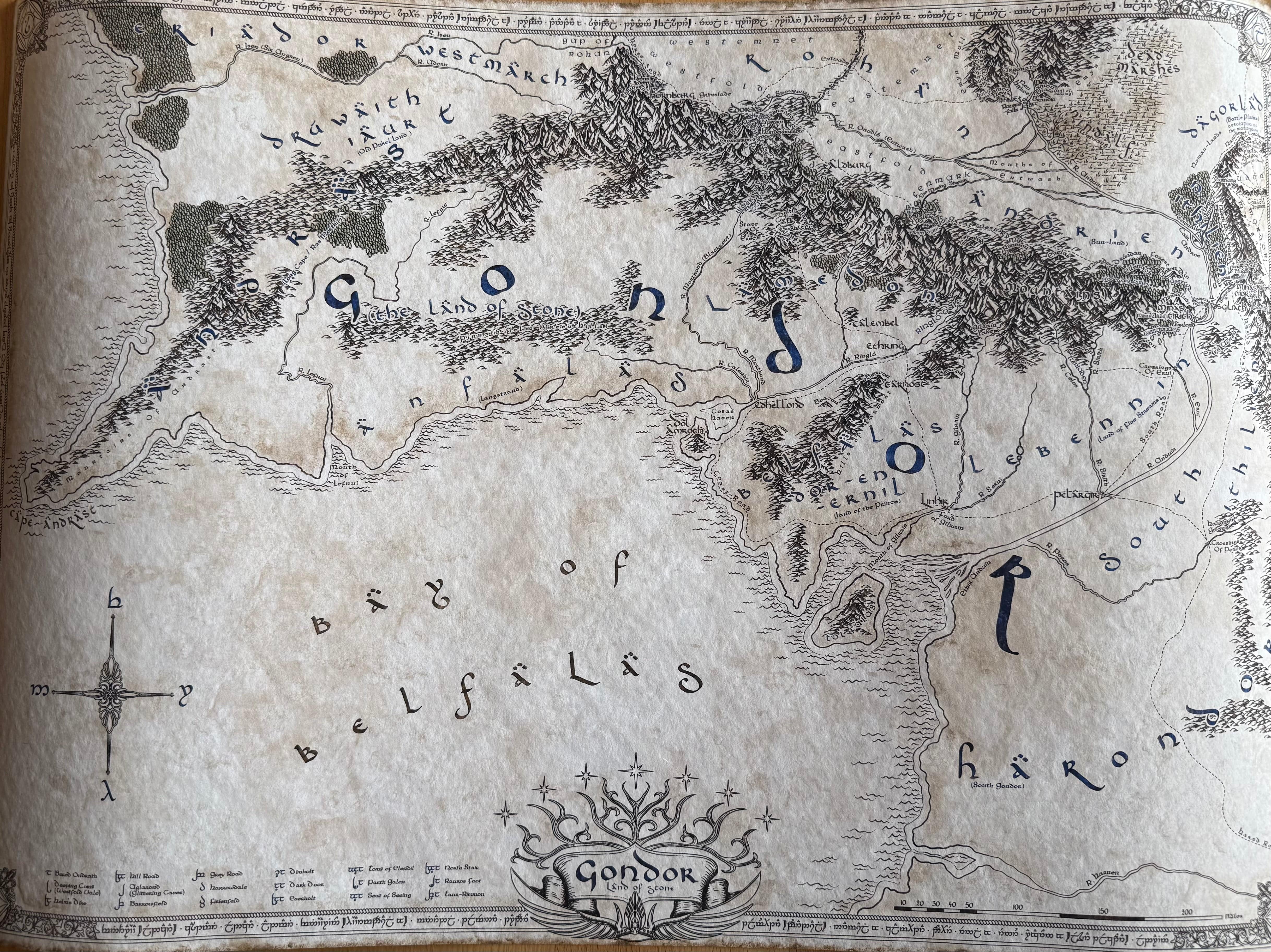 Carte artisanale du Gondor - 2025 - Image 3