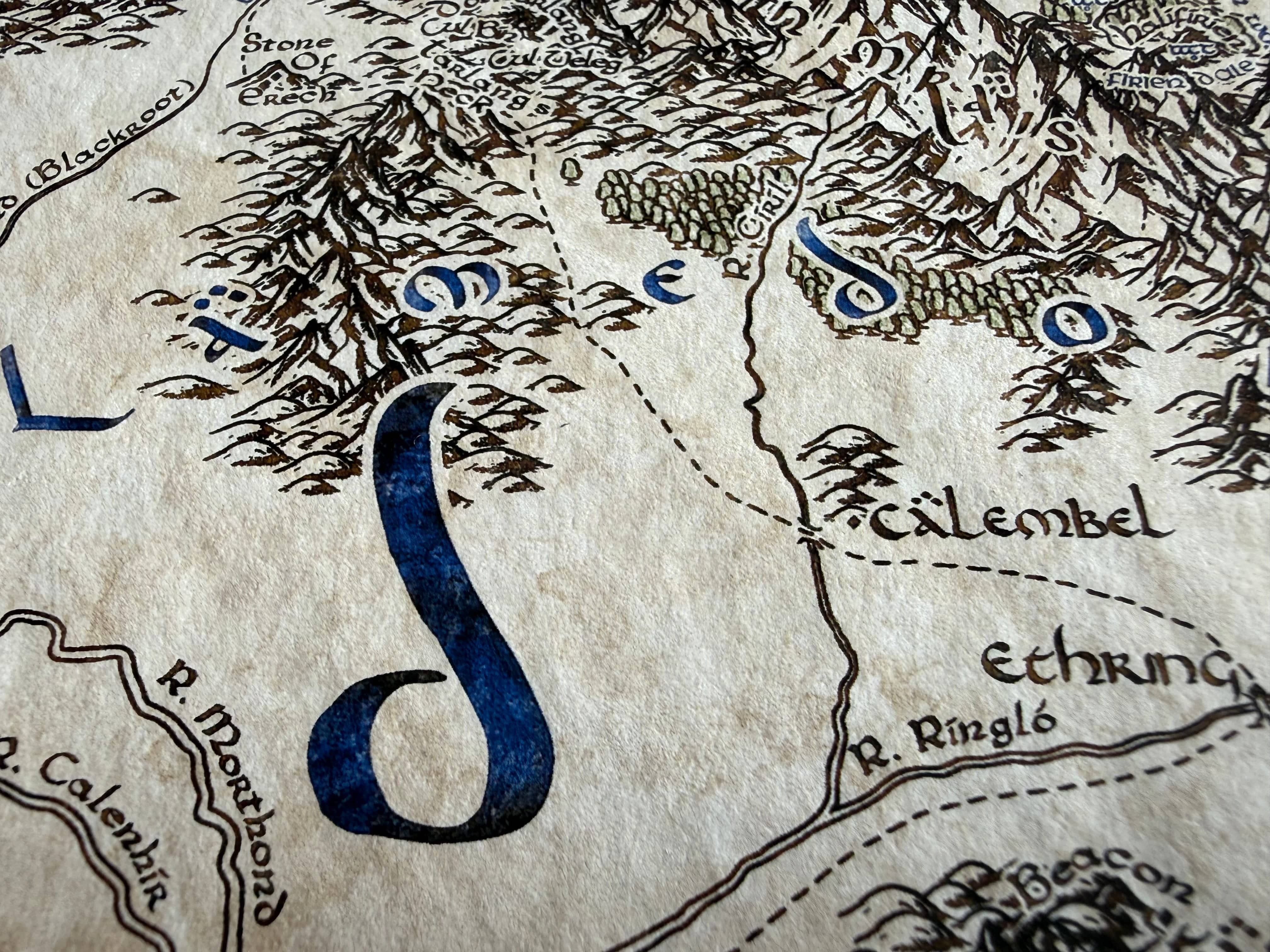 Carte artisanale du Gondor - 2025 - Image 4