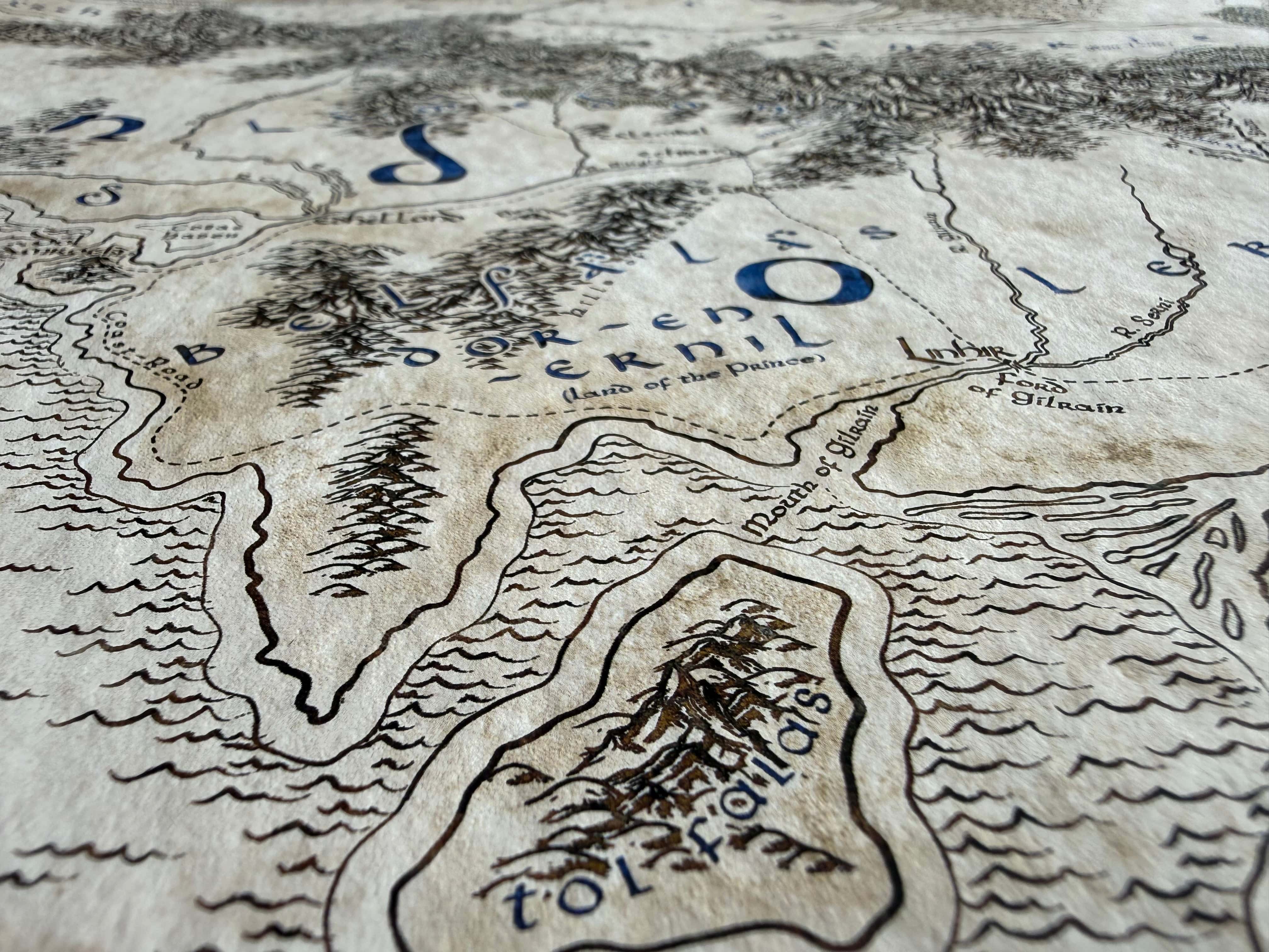 Carte artisanale du Gondor - 2025 - Image 7