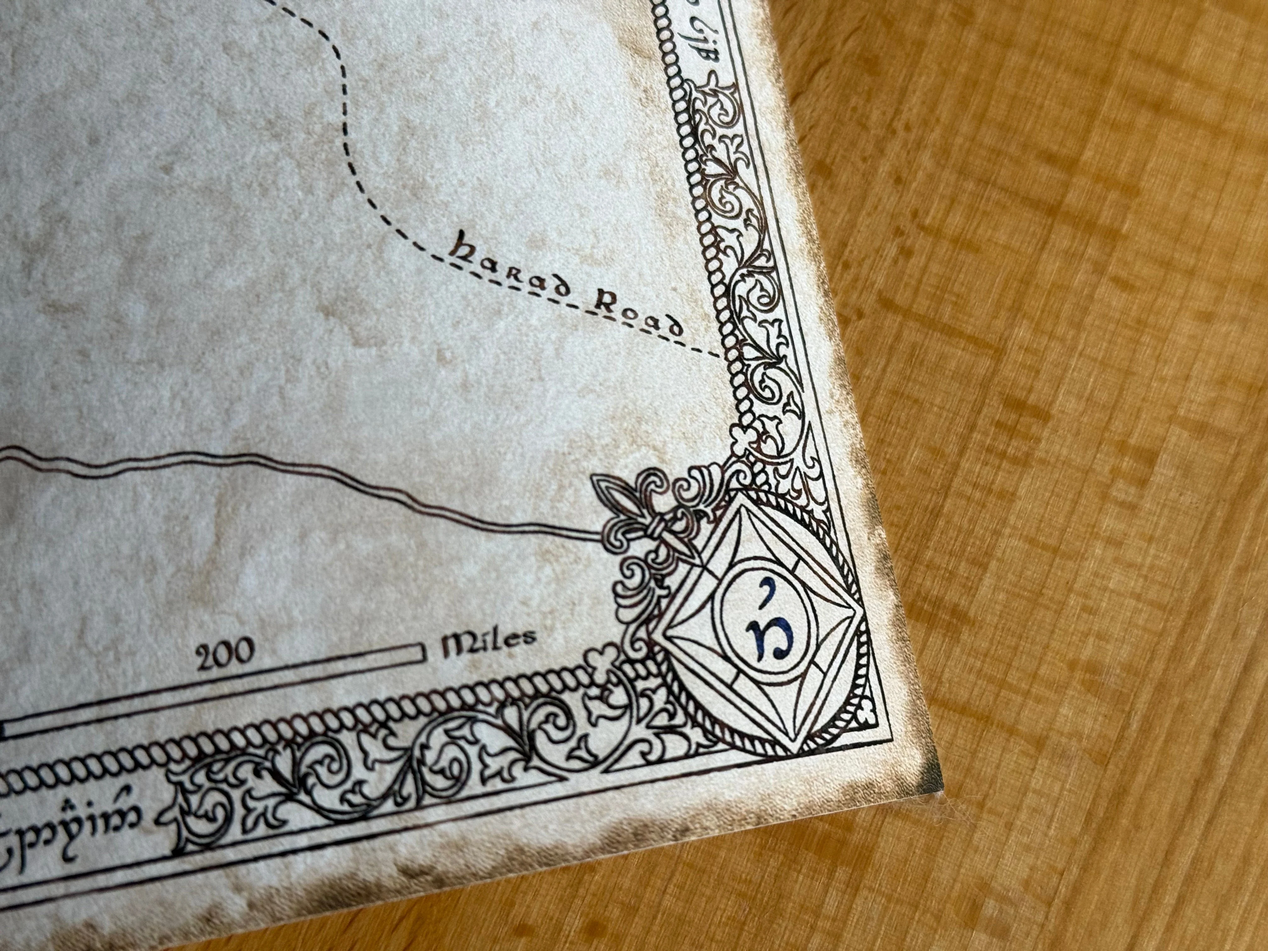 Carte artisanale du Gondor - 2025 - Image 9