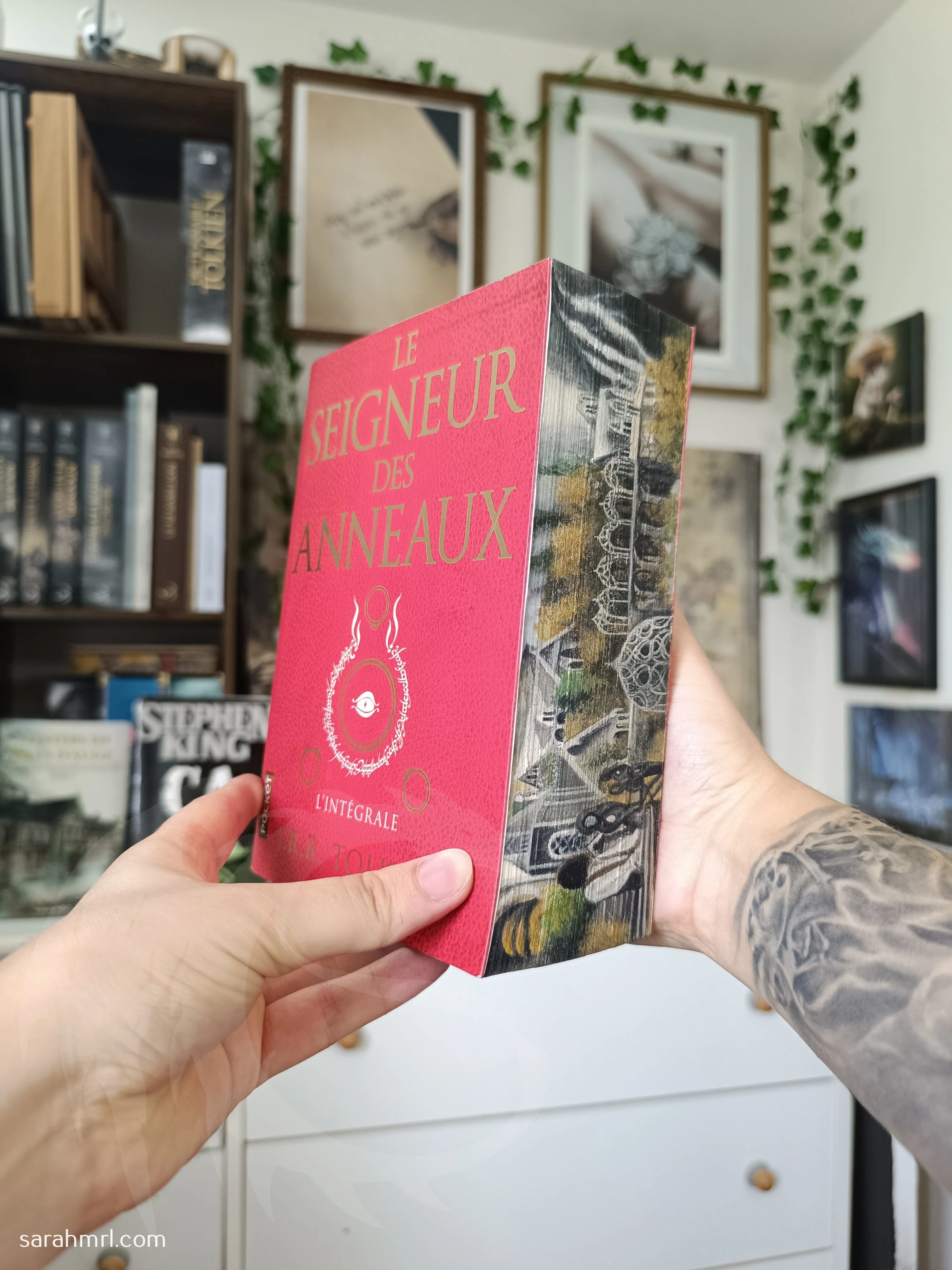 Le Seigneur des Anneaux – Livre peint à la main (édition Pocket française 2018) - Image 4