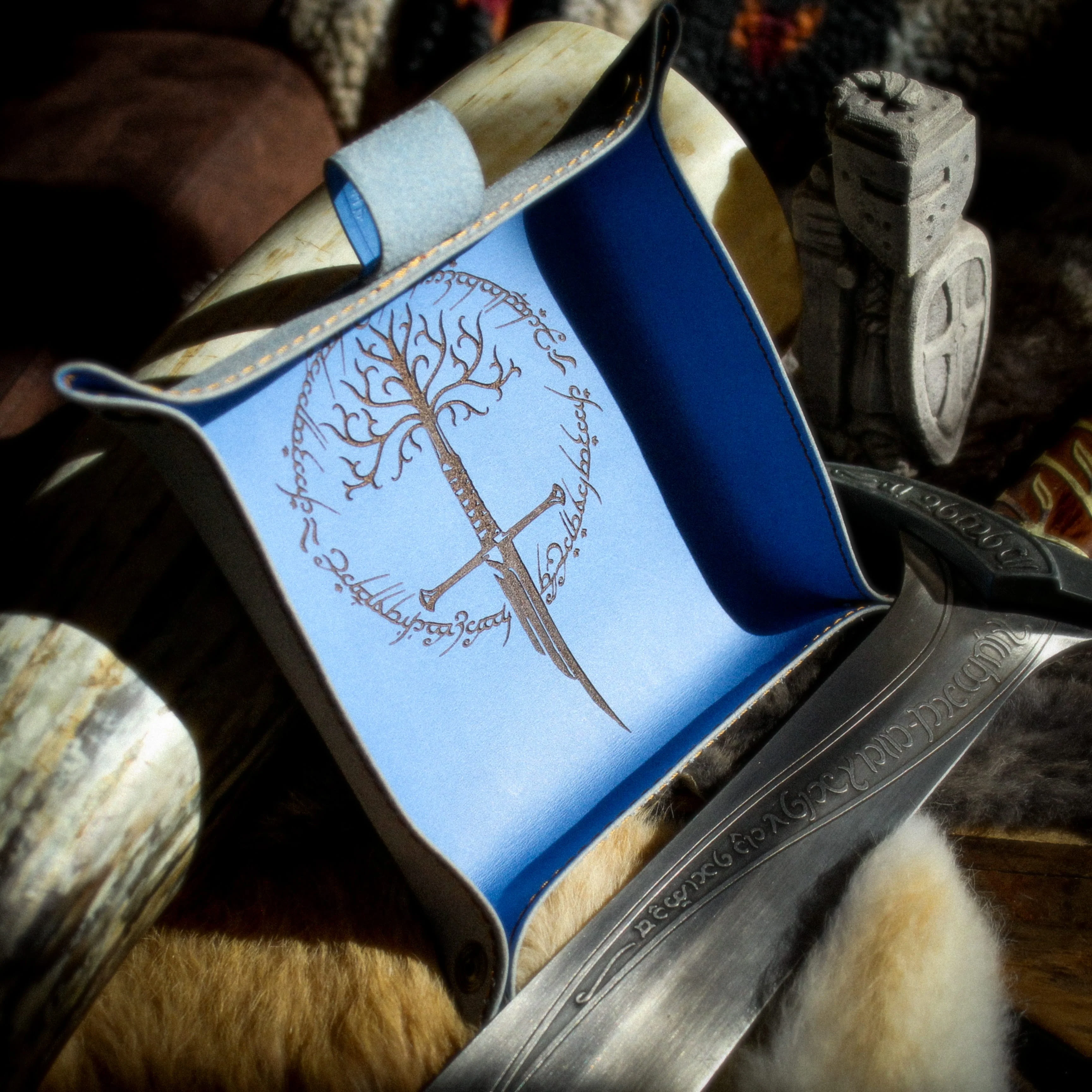 Plateau de dés artisanal Aragorn - Image 3