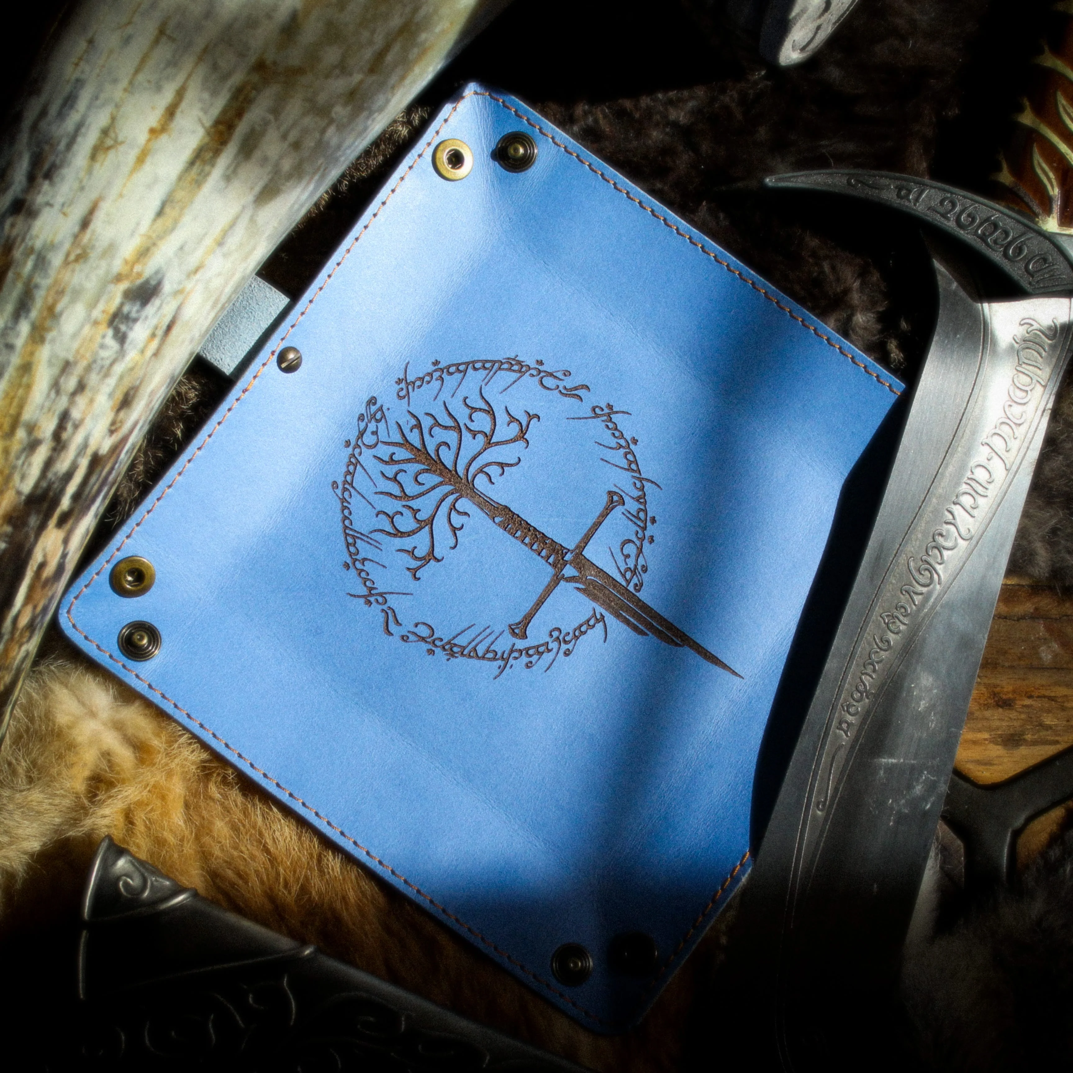 Plateau de dés artisanal Aragorn - Image 4