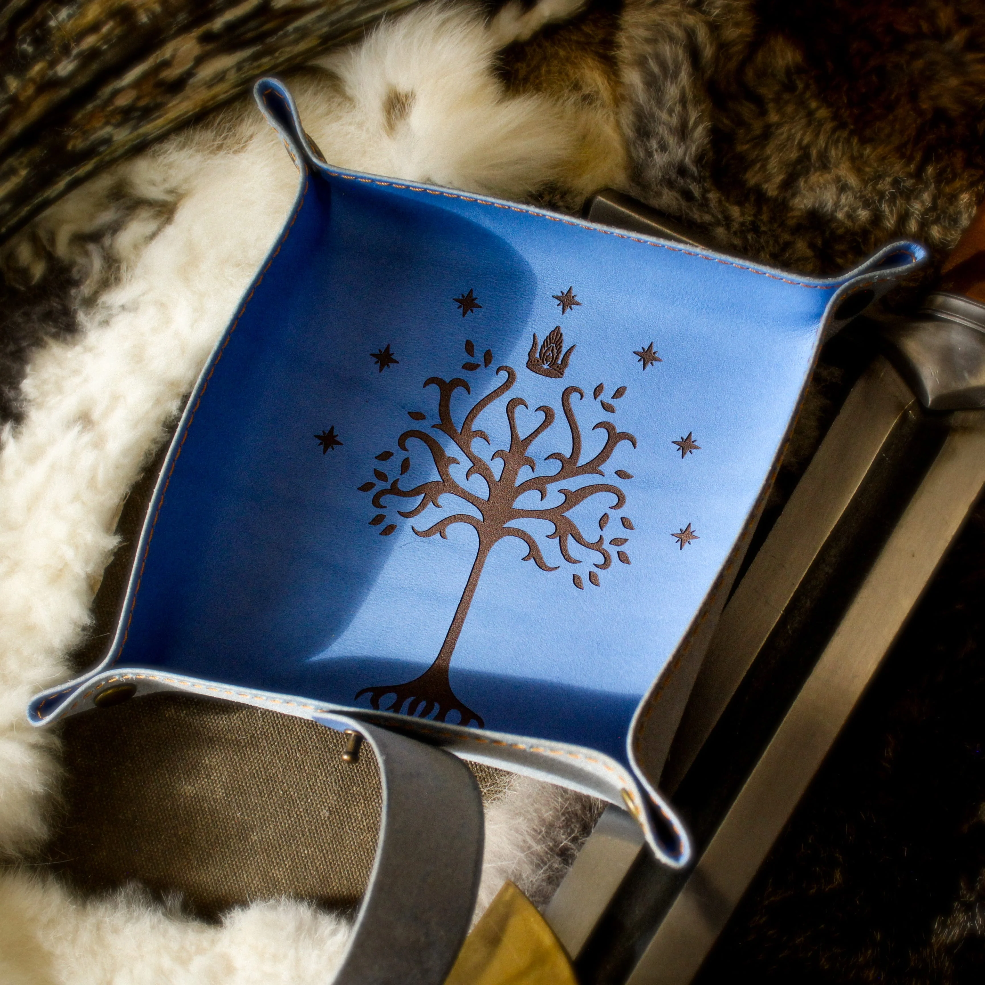 Plateau de dés artisanal Gondor