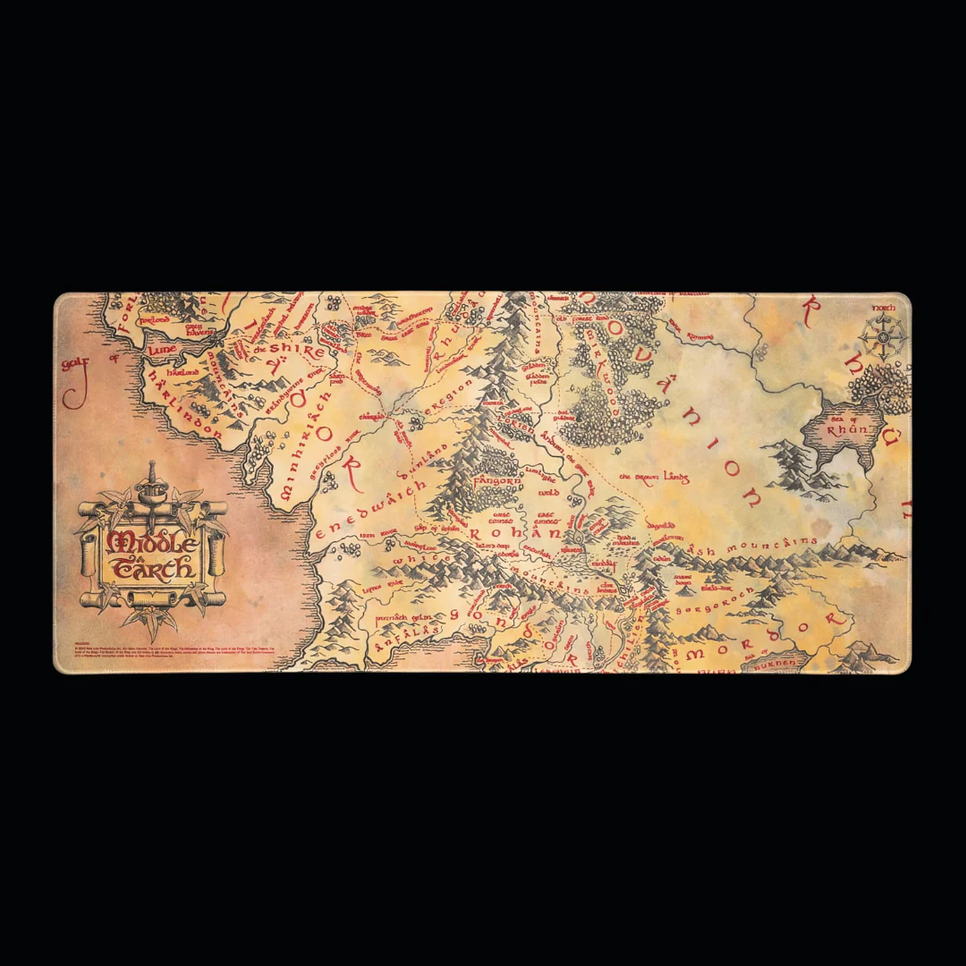 Tapis de souris Terre du Milieu XL